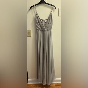 Anthropologie BHLDN chiffon dress - grey